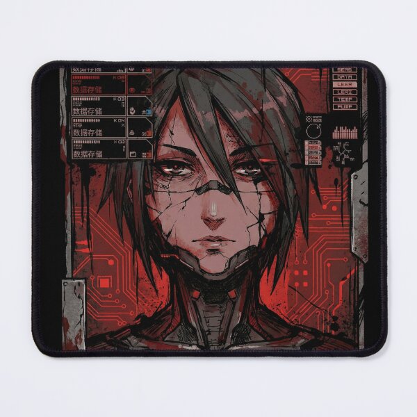 Item preview, Signalis Cryptic Distortion Style – Warped Eule Doll Red Static Portrait designed and sold by Senpaiwaves.