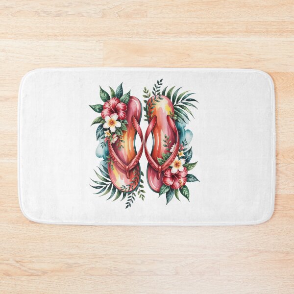 Item preview, Floral Flip Flops  designed and sold by jkrphoto.
