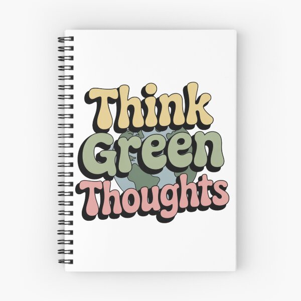 Item preview, Think Green Thoughts Retro Earth designed and sold by proearth2022.