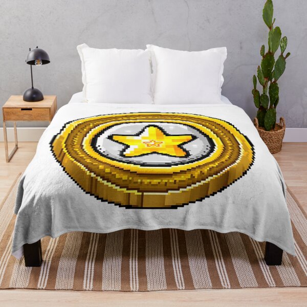 Item preview, Retro Pixel Gold Star Coin Arcade Game Icon designed and sold by DesignArtist.ia.