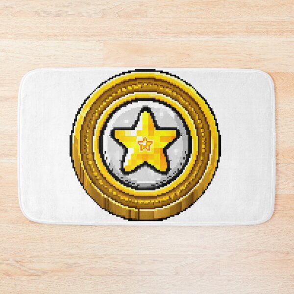 Item preview, Retro Pixel Gold Star Coin Arcade Game Icon designed and sold by DesignArtist.ia.