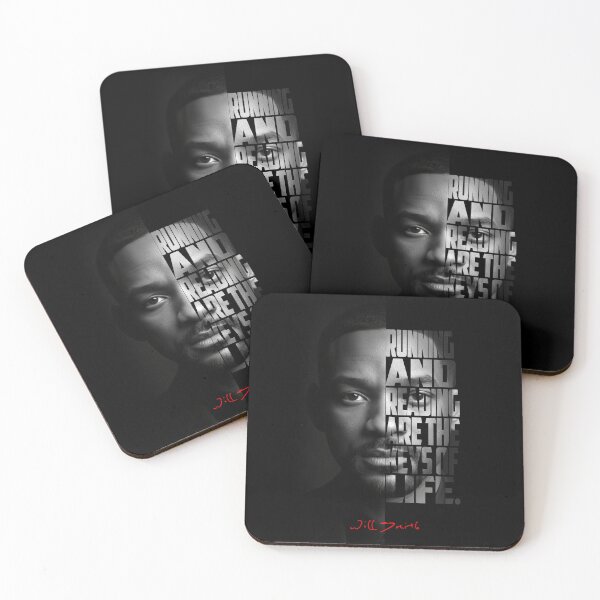 Item preview, Will Smith Split Face Poster designed and sold by Enea Kelo.