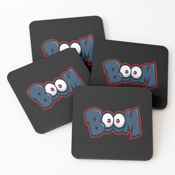 Item preview, Boom – Interesting Text with Eyes | Explosive Cartoon Design designed and sold by Mosogoloso.