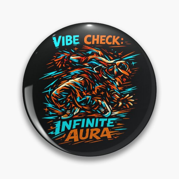 Item preview, Infinite Aura Vibe Check Gaming Aesthetic Quote designed and sold by SplashTastic.