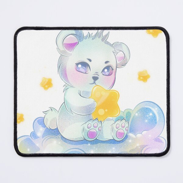 Item preview, Star Bear Dream – Cute Kawaii Galaxy Cub on Cloud designed and sold by PandiaArts.