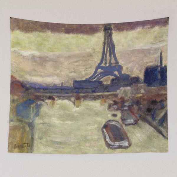 Item preview, Eiffel Tower and The Seine   1906  - Pierre Bonnard designed and sold by nebelimr.