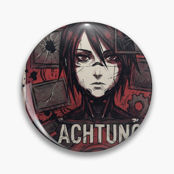 Item preview, Signalis Fan Glitch Design – Cryptic Distorted Falke Memory Fragments designed and sold by Senpaiwaves.