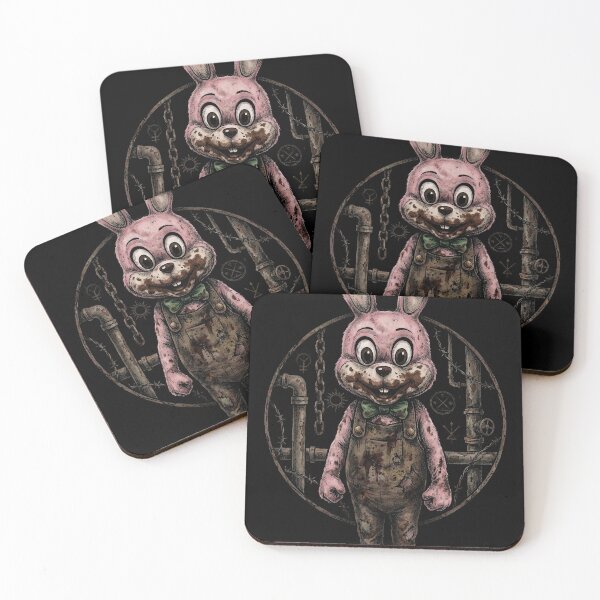 Item preview, Silent Hill Robbie Rabbit Inspired – Lakeside Amusement Horror Plush Portrait designed and sold by Senpaiwaves.