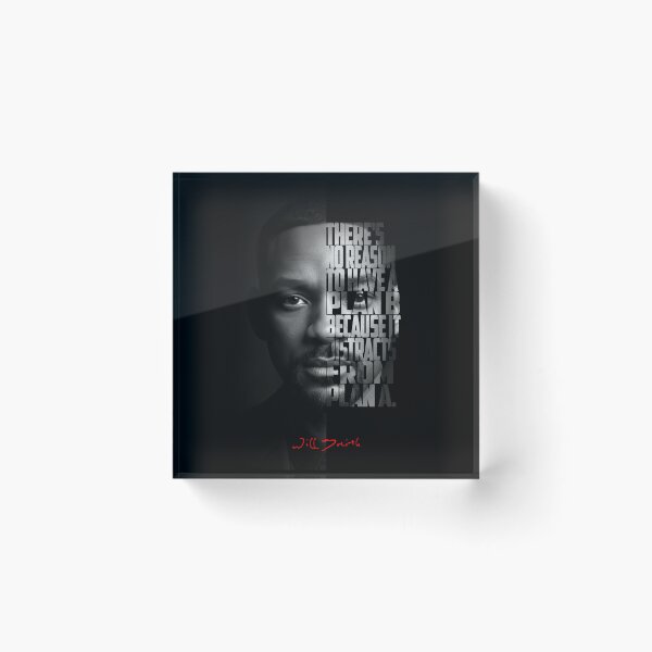 Item preview, Will Smith Split Face Poster designed and sold by Enea Kelo.