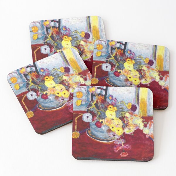 Item preview, Flowers on a Red Carpet   1928  - Pierre Bonnard designed and sold by nebelimr.