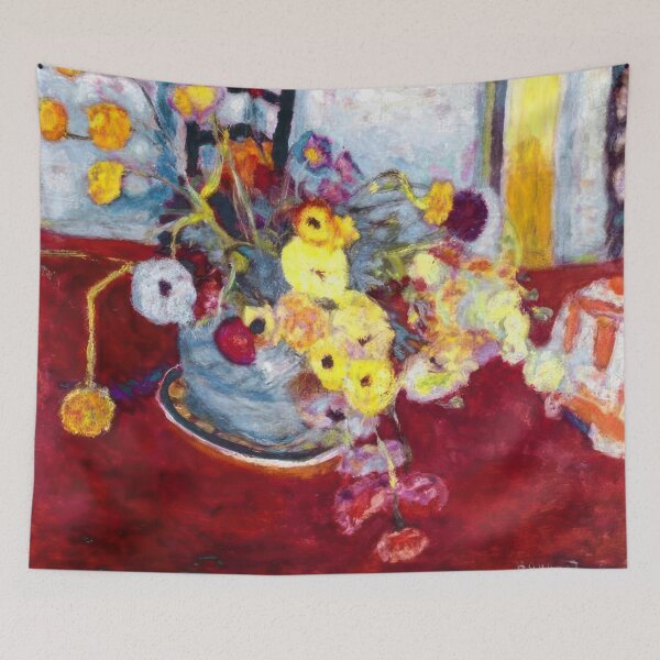 Item preview, Flowers on a Red Carpet   1928  - Pierre Bonnard designed and sold by nebelimr.