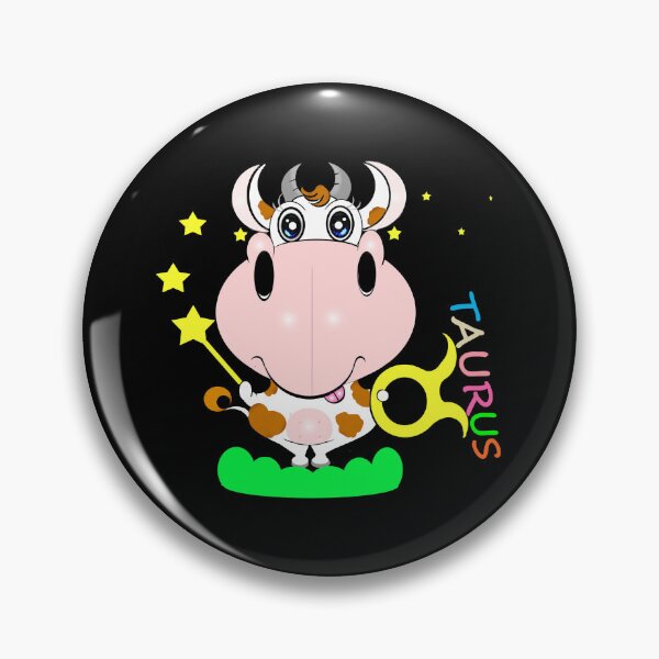 Item preview, Zodiac Wheel Astrological Sign - Cute Taurus  designed and sold by Shirley cute art .