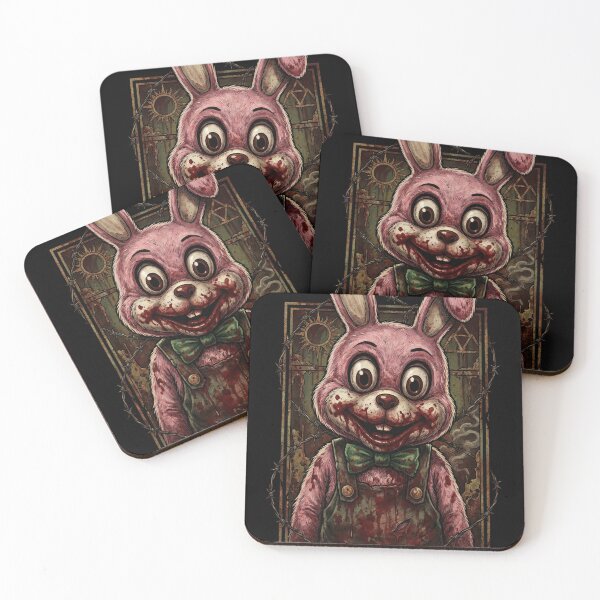 Item preview, Silent Hill Robbie Rabbit Inspired – Lakeside Amusement Horror Plush Portrait designed and sold by Senpaiwaves.