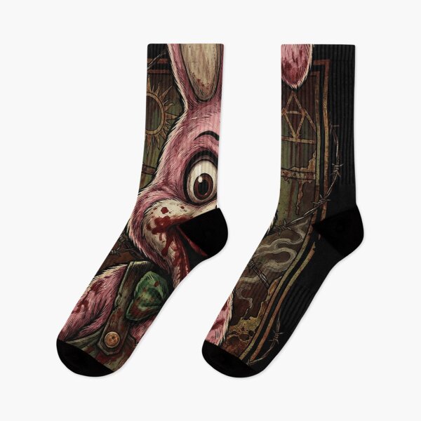 Item preview, Silent Hill Robbie Rabbit Inspired – Lakeside Amusement Horror Plush Portrait designed and sold by Senpaiwaves.