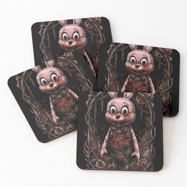 Item preview, Robbie the Rabbit Silent Hill Fan Art – Creepy Pink Mascot Bloodied Mouth Design designed and sold by Senpaiwaves.