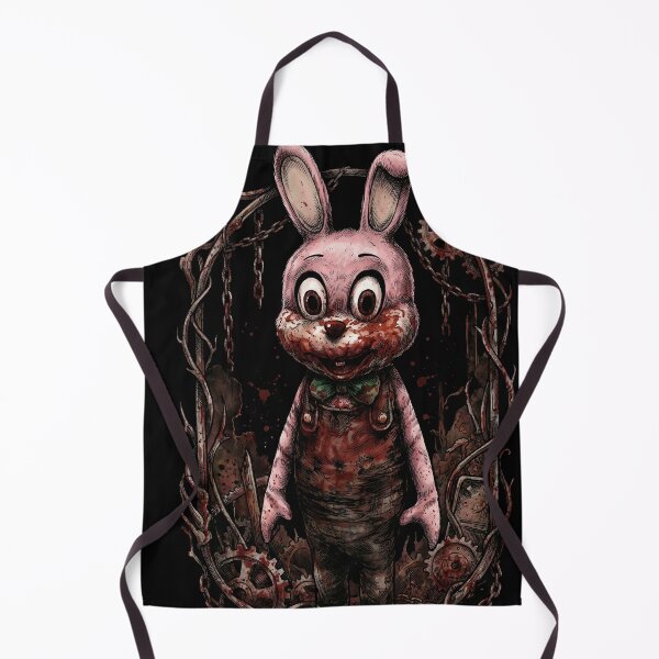 Item preview, Robbie the Rabbit Silent Hill Fan Art – Creepy Pink Mascot Bloodied Mouth Design designed and sold by Senpaiwaves.