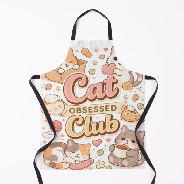 Item preview, Cat Obsessed Club Cute Aesthetic Cat Lover Design designed and sold by Sanika arts .