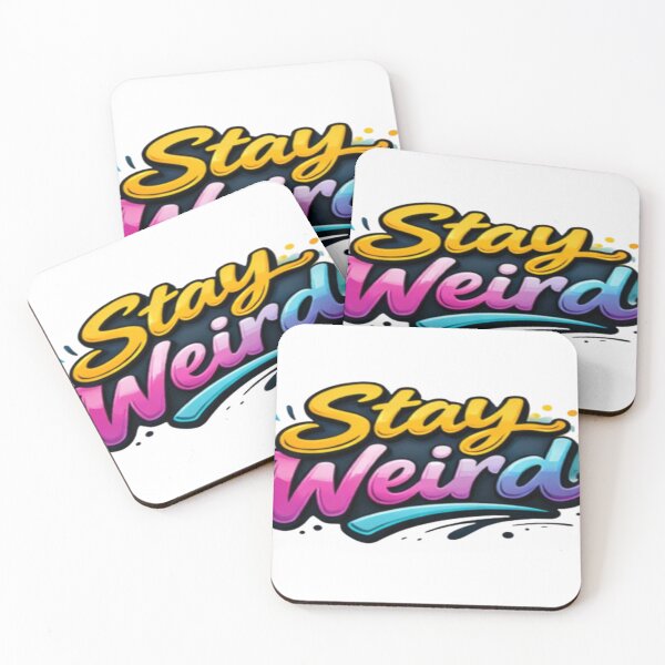 Item preview, Buy Stay Weird T-Shirt designed and sold by Stefan Manuel.