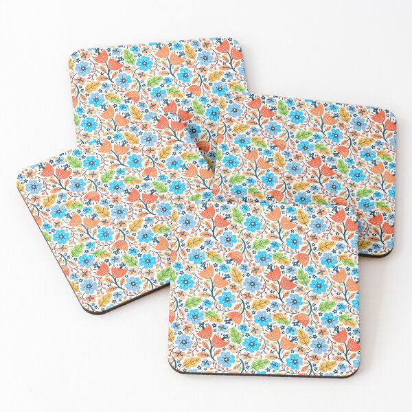 Item preview, Vintage Floral Design enhanced by Retro elements  designed and sold by GrowingFaith.