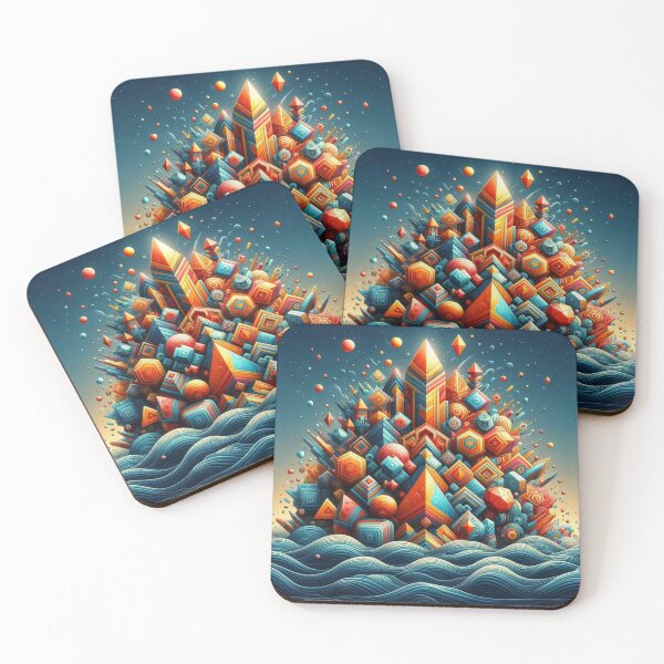 Item preview, Cosmic Geometry – Decorative Wave Motif designed and sold by Dogandesighn.
