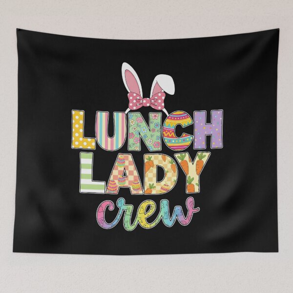 Item preview, Lunch Lady Crew Funny Bunny Cafeteria Family Easter Day designed and sold by OlakunleOloroz.