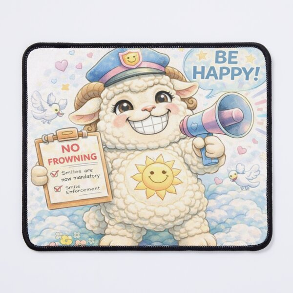 Item preview, Smile Mandate Wool | Smile It’s the Law CareSheep Parody (Sheepism) designed and sold by Thpoar.