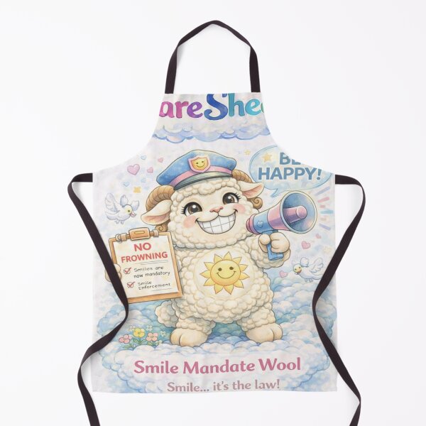 Item preview, Smile Mandate Wool | Smile It’s the Law CareSheep Parody (Sheepism) designed and sold by Thpoar.
