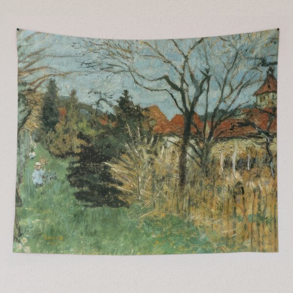 Item preview, Girl with a Dog in the Park at Grand Lemps (also known as Dauphine)  - Pierre Bonnard designed and sold by nebelimr.
