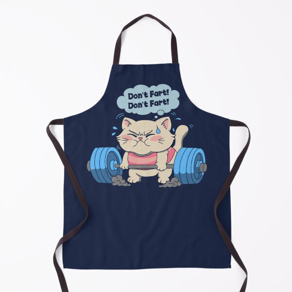 Item preview, Don't Fart Gym Cat designed and sold by loobsart.