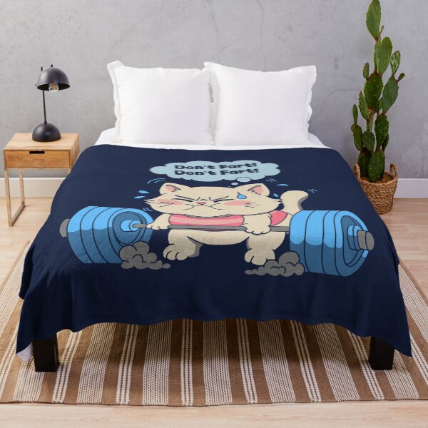 Item preview, Don't Fart Gym Cat designed and sold by loobsart.