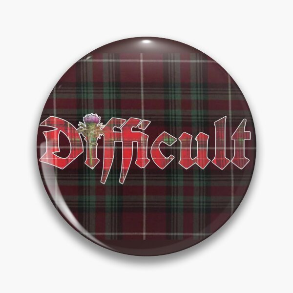 Item preview, Difficult  designed and sold by Rebecca Stuart-Milgate.