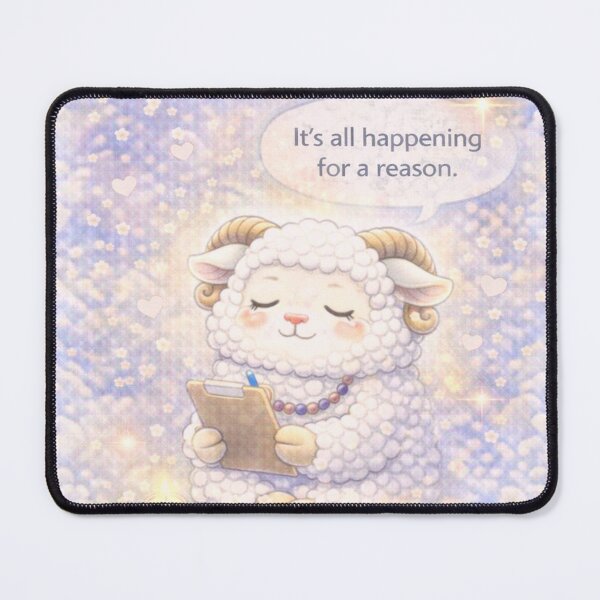 Item preview, Spiritual Bypass Sheep | It’s All Happening for a Reason CareSheep Parody (Sheepism) designed and sold by Thpoar.