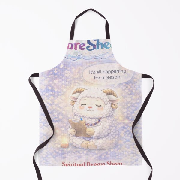 Item preview, Spiritual Bypass Sheep | It’s All Happening for a Reason CareSheep Parody (Sheepism) designed and sold by Thpoar.