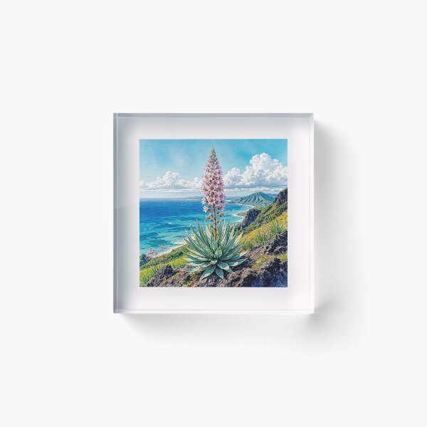 Item preview, Crystal Bloom: Hawaiian Silversword in Full Beauty and Elegance designed and sold by Helios Be. Lavsh.
