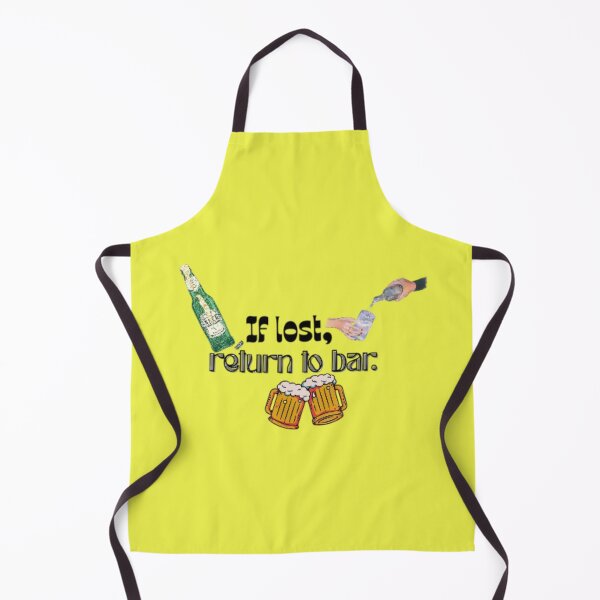 Item preview, "If Lost, Return to Bar" Graphic Quote with Beer & Spirit Illustrations designed and sold by Miheerala.