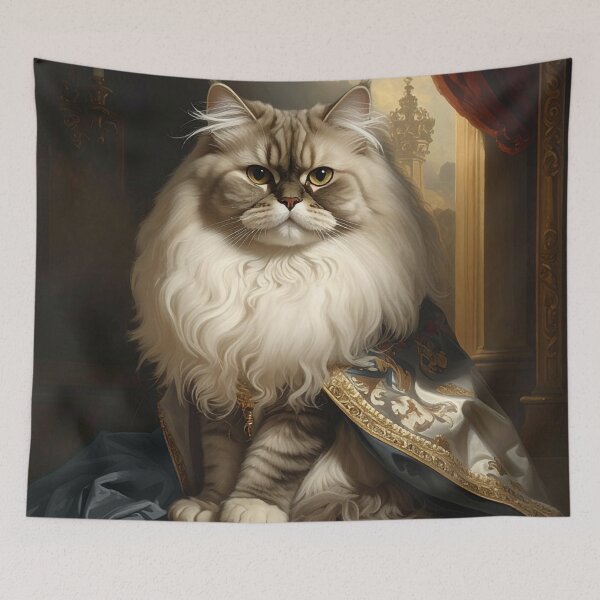 Item preview, Royal Persian Cat Renaissance Portrait designed and sold by Rutvain.