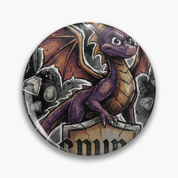 Item preview, Spyro the Dragon Fan Art – Purple Hero Gliding Fire Breath Design designed and sold by Senpaiwaves.