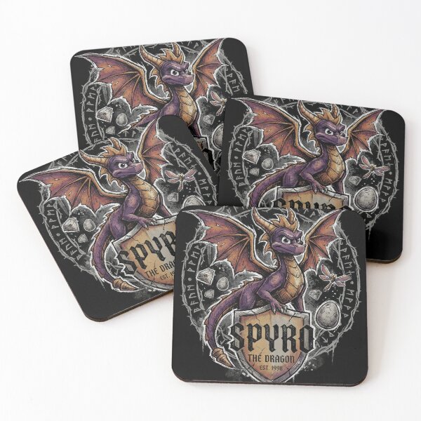 Item preview, Spyro the Dragon Fan Art – Purple Hero Gliding Fire Breath Design designed and sold by Senpaiwaves.