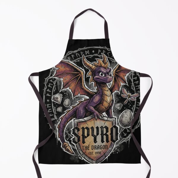 Item preview, Spyro the Dragon Fan Art – Purple Hero Gliding Fire Breath Design designed and sold by Senpaiwaves.
