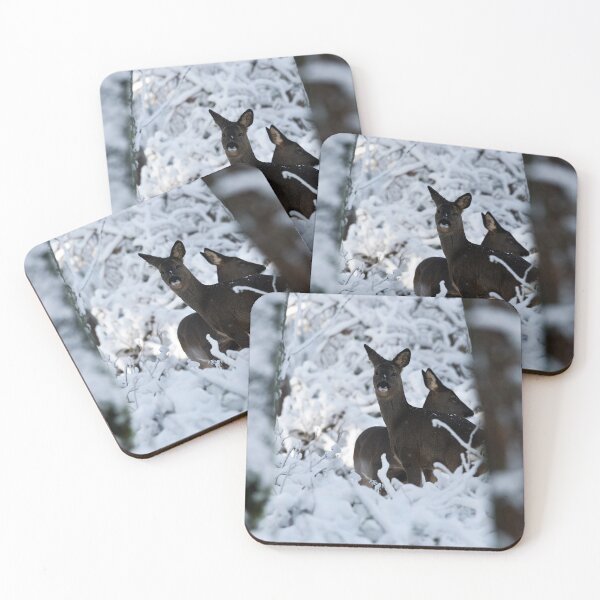 Item preview, Deer searching for food designed and sold by Stephen Jarman.