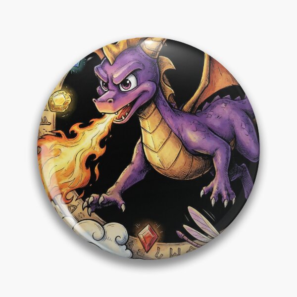 Item preview, Spyro the Dragon Classic Style – Horn Charge Sparx Buddy Dynamic Art designed and sold by Senpaiwaves.
