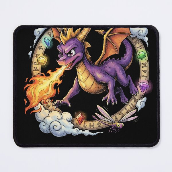Item preview, Spyro the Dragon Classic Style – Horn Charge Sparx Buddy Dynamic Art designed and sold by Senpaiwaves.