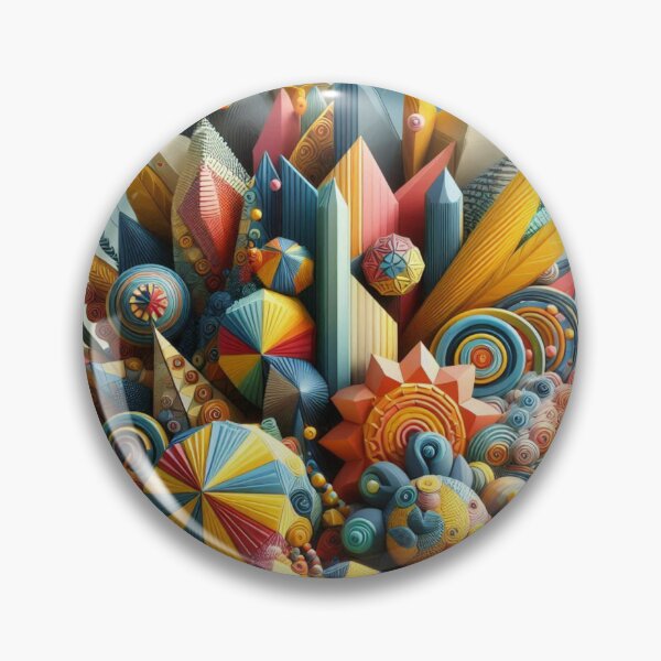 Item preview, colorful geometrik dekorative pattern designed and sold by Dogandesighn.