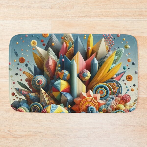 Item preview, colorful geometrik dekorative pattern designed and sold by Dogandesighn.