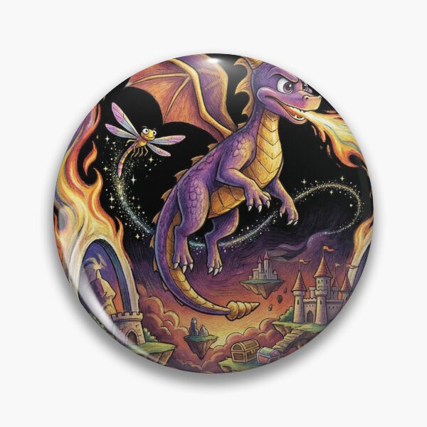 Item preview, Purple Dragon Spyro Fan Design – Fiery Personality Gem Hunter Vibes designed and sold by Senpaiwaves.