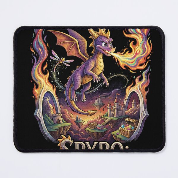 Item preview, Purple Dragon Spyro Fan Design – Fiery Personality Gem Hunter Vibes designed and sold by Senpaiwaves.
