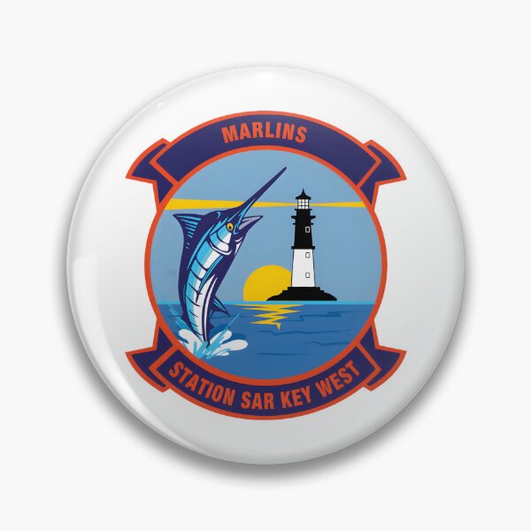 Item preview, Coast Guard Station SAR Key West Marlins Search and Rescue Emblem designed and sold by CharlieDesings.