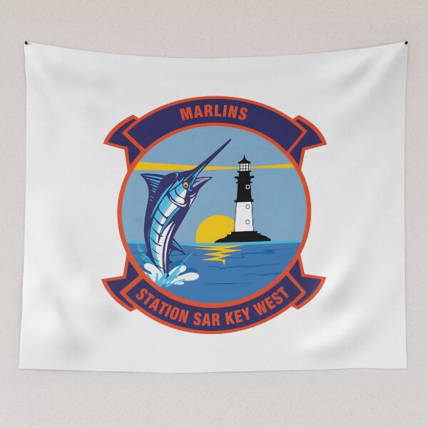 Item preview, Coast Guard Station SAR Key West Marlins Search and Rescue Emblem designed and sold by CharlieDesings.