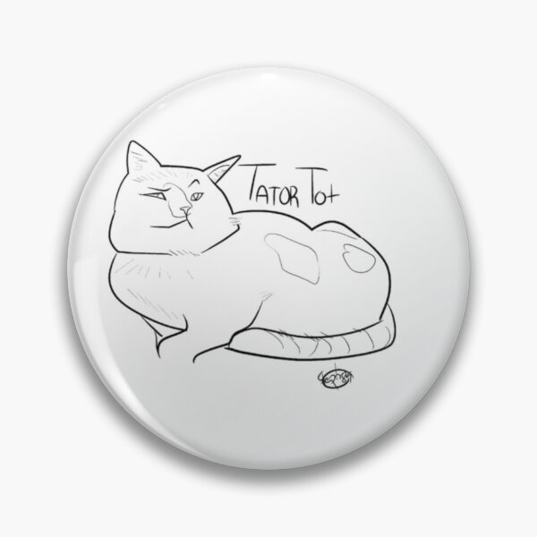 Item preview, Tator Tot The Cat Drawing designed and sold by Cat Haven & Rescue .