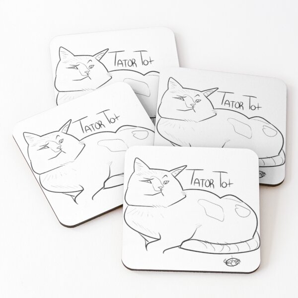 Item preview, Tator Tot The Cat Drawing designed and sold by Cat Haven & Rescue .